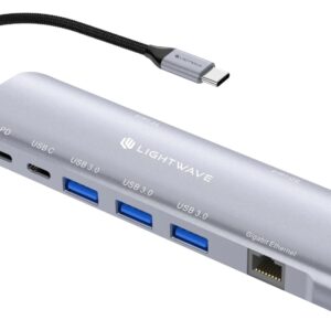 Lightwave Docking Station M2/NVME-DOCK-11I1 11-in-1 USB-C NVMe Dock