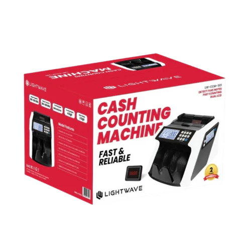 Lightwave LW-CCM-502T LIGHTWAVE 5 MG UPLOADING CASH COUNTING MACHINE WITH TFT DISPLAY