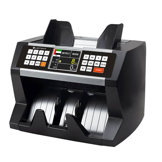 Lightwave LW-CCM-502T LIGHTWAVE 5 MG UPLOADING CASH COUNTING MACHINE WITH TFT DISPLAY