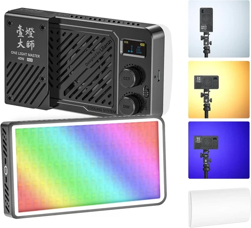 ULANZI LMP40 40W RGB Colour Portable Video Light - Image 2