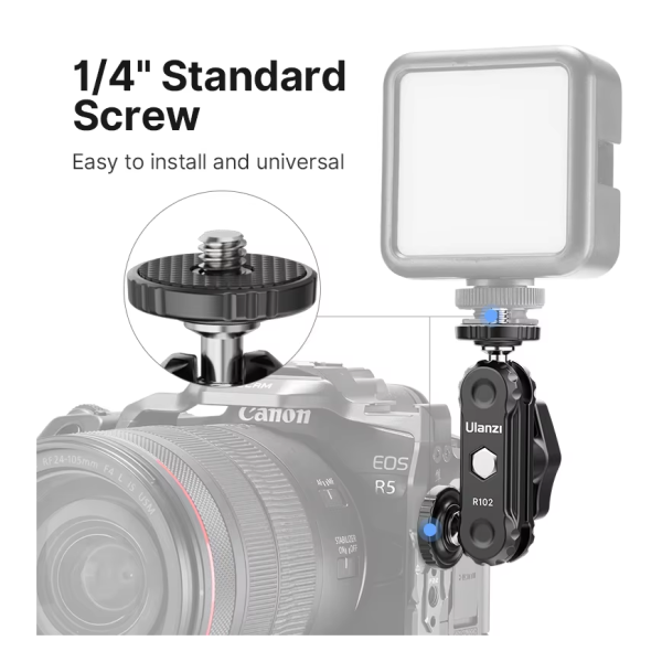 Ulanzi R102 Double Ball Head - Image 3